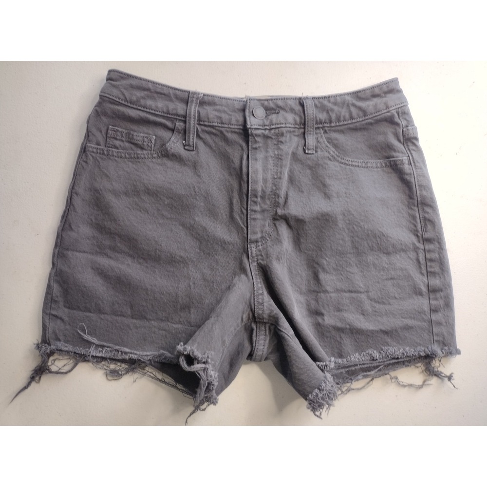 Universal Thread Women Gray Denim Distressed Cutoff Shorts‎ Size 4 27